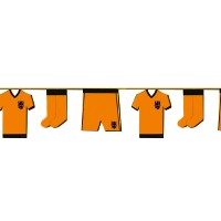 Slinger XL vlaggenlijn 10 m - oranje wasllijn