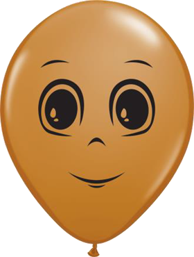 Latex ballon masculine gezicht