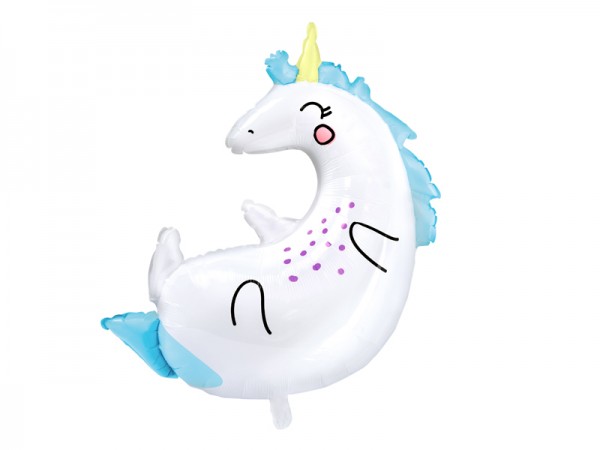 Folie Ballon baby unicorn 70x75cm
