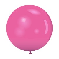 Latex ballon metallic 75cm 1 st. Roze