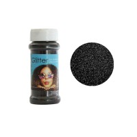 Decoratie Glitter 100 gr Zwart