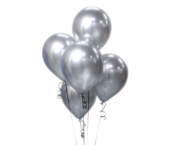 Latex ballonnen Platinum 30 cm 50st.