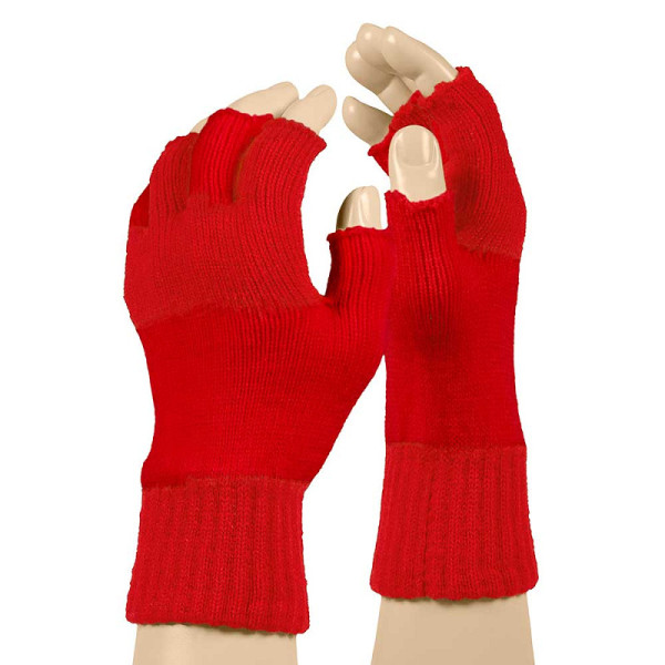 Party Vingerloze Handschoenen Rood