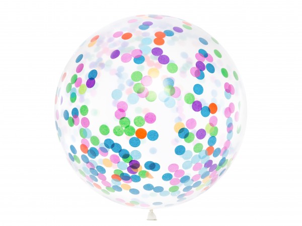 Latex ballon confetti mix 1 meter