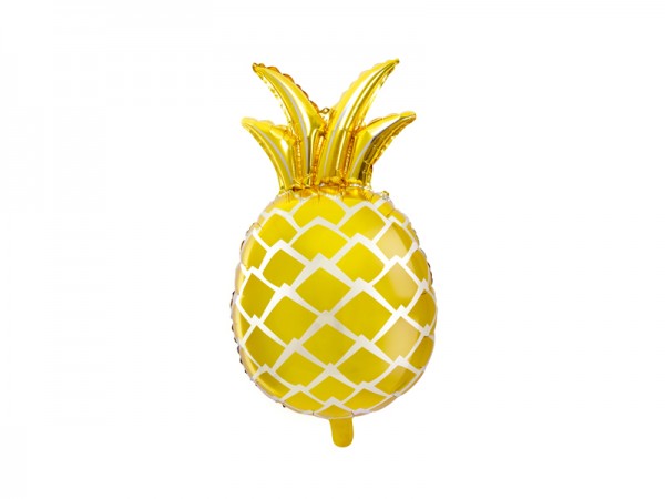 Folie ballon Ananas goud 38x63cm